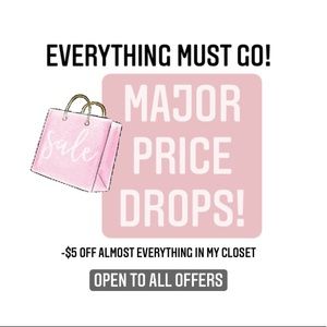 ⚡️PRICE DROPS ON EVERYTHING!⚡️